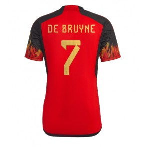 Belgien Kevin De Bruyne #7 Hemmatröja VM 2022 Kortärmad